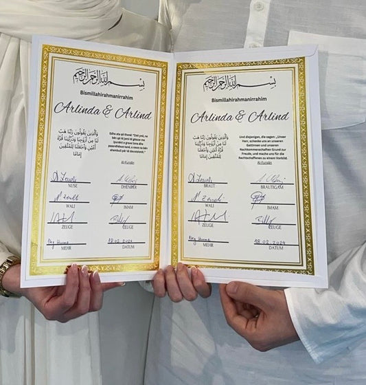 Nikkah-Zertifikat